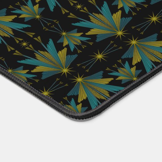 Fairy Stars Black Desk Mat Schreibtischunterlage (Ecke)