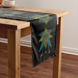 Fairy Stars Black Table Runner Großer Tischläufer