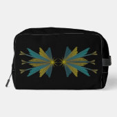 Fairy Stars Black Toilettebeutel Waschbeutel (Rückseite)