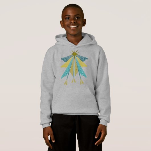 Fairy Stars Kids Unisex Pullover Hoodie (Vorne ganz)