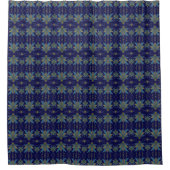 Fairy Stars Navy Duschvorhang (Vorderseite)