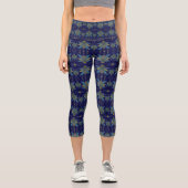 Fairy Stars Navy High Waisted Capris (Vorderseite)