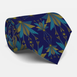 Fairy Stars Navy Neck Tie Krawatte