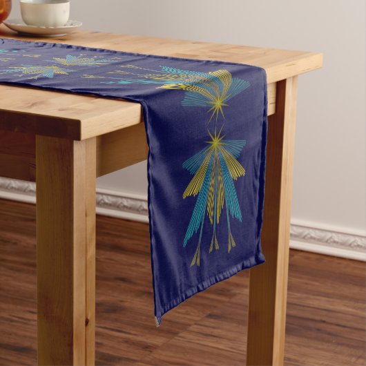 Fairy Stars Navy Table Runner Großer Tischläufer (Beispiel)
