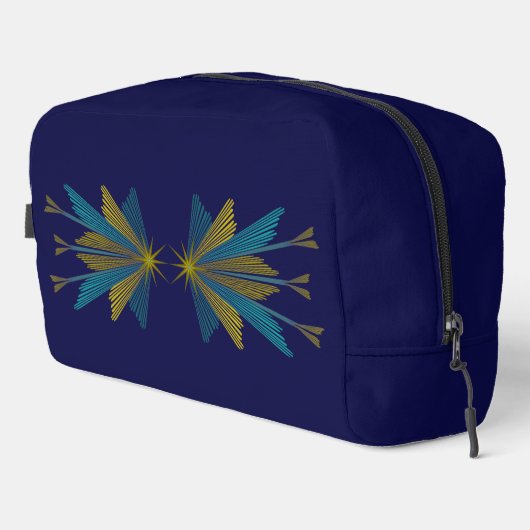 Fairy Stars Navy Toilettentasche Waschbeutel (Rechte Ecke)