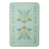 Fairy Stars Pistachio Bath Mat Badematte (Vorderseite Vertikal)