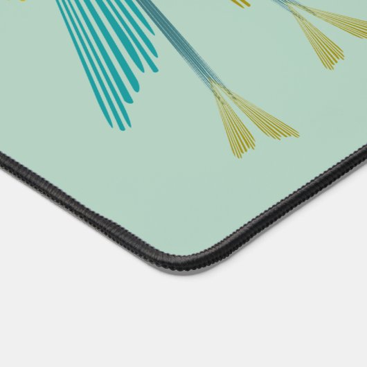 Fairy Stars Pistachio Desk Mat Schreibtischunterlage (Ecke)