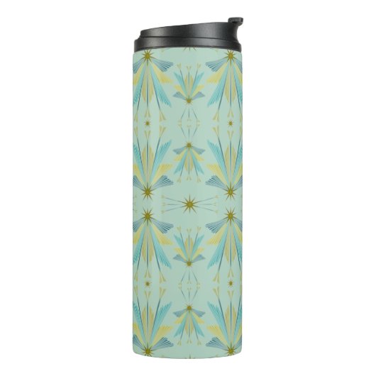 Fairy Stars Pistachio Thermal Travel Tumbler Thermosbecher (Nach links gedreht)