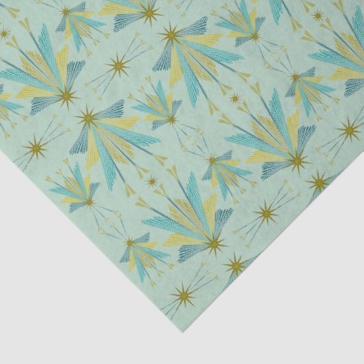 Fairy Stars Pistachio Tissue Paper Seidenpapier (Ausschnitt)