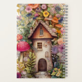 Fairy Stories Mushroom Blume Notizblock (Rückseite)