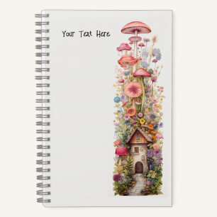 Fairy Stories Mushroom Blume Notizblock