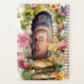 Fairy Stories Mushroom Blume Notizblock (Rückseite)