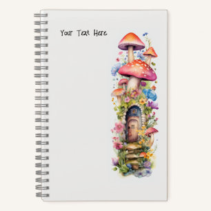 Fairy Stories Mushroom Blume Notizblock