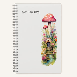 Fairy Stories Mushroom Blume Notizblock