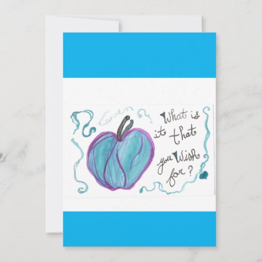 Fairy Tale Apple Card Einladung (Vorderseite)