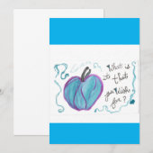 Fairy Tale Apple Card Einladung (Vorne/Hinten)