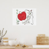 Fairy Tale Apple Poster (Küche)