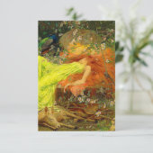 Fairy Tale Arthur Wardle Begleitkarte (Stehend Vorderseite)