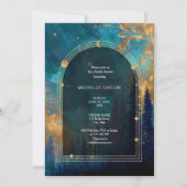 Fairy Tale Bezaubernder Wald Elegante Einladung (Vorderseite)