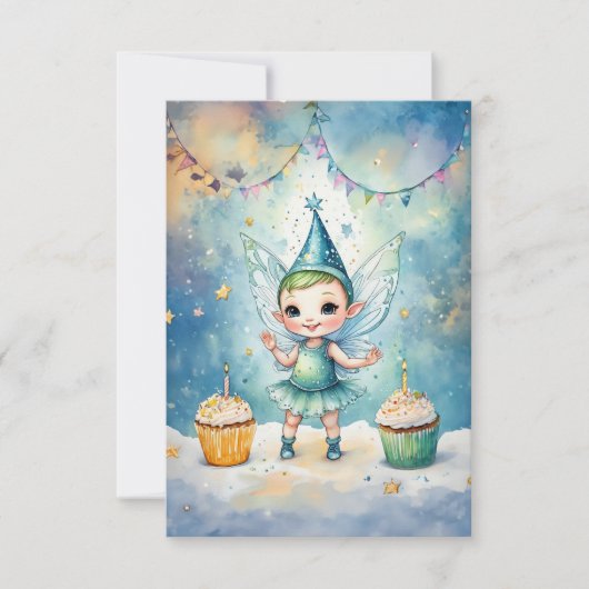 Fairy Tale Birthday Magic Einladung (Vorderseite)