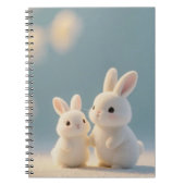 Fairy Tale Bunny Notebook Notizblock (Vorderseite)