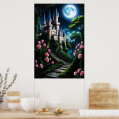 Fairy Tale Burg Fantasy Poster (Küche)