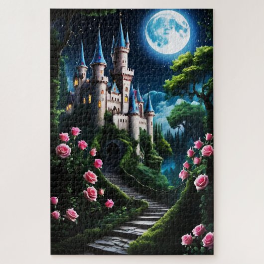 Fairy Tale Burg Fantasy Puzzle (Vertikal)