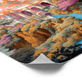 Fairy Tale Burg Pinacoteca Casa Rusca Poster (Ecke)