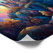 Fairy Tale Castel Fantastische Bergwelten Poster (Ecke)