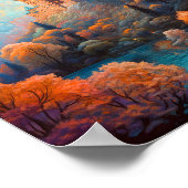 Fairy Tale Castel Fantastische Bergwelten Poster (Ecke)