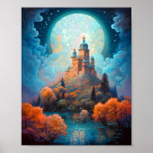 Fairy Tale Castel Fantastische Bergwelten Poster (Vorne)
