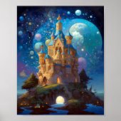 Fairy Tale Castel Fantastische Bergwelten Poster (Vorne)