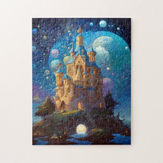 Fairy Tale Castel Fantastische Bergwelten Puzzle (Vertikal)