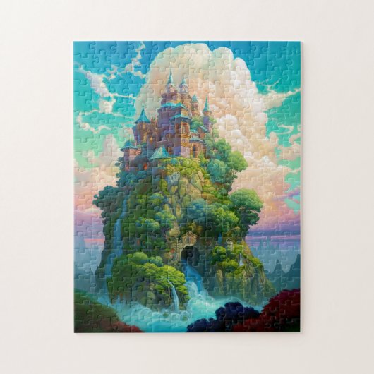 Fairy Tale Castel Fantastische Bergwelten Puzzle (Vertikal)