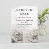 Fairy tale Castle Banca del Gottardo Save the Date (Stehend Vorderseite)