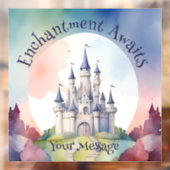 Fairy Tale Castle Party Fensteraufkleber (Blatt 2)