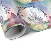 Fairy Tale Castle Party Geschenkpapier (Rolleneckpunkt)