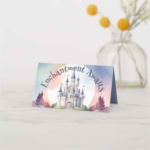 Fairy Tale Castle Party Platzkarte