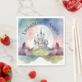 Fairy Tale Castle Party Serviette