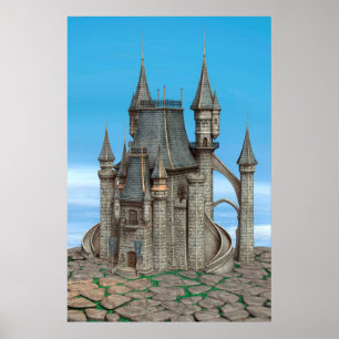 Fairy Tale Castle Poster