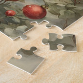 Fairy Tale Christmas Gnome Familie im Winterwald Puzzle (Seite)