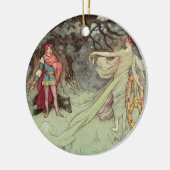 Fairy Tale Christmas Nr. 2 Keramik Ornament (Links)