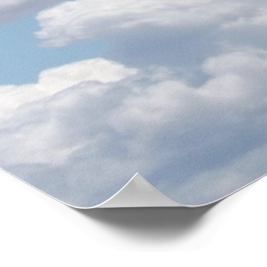 Fairy Tale Clouds Poster (Ecke)