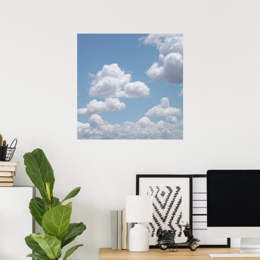 Fairy Tale Clouds Poster (Heimbüro)