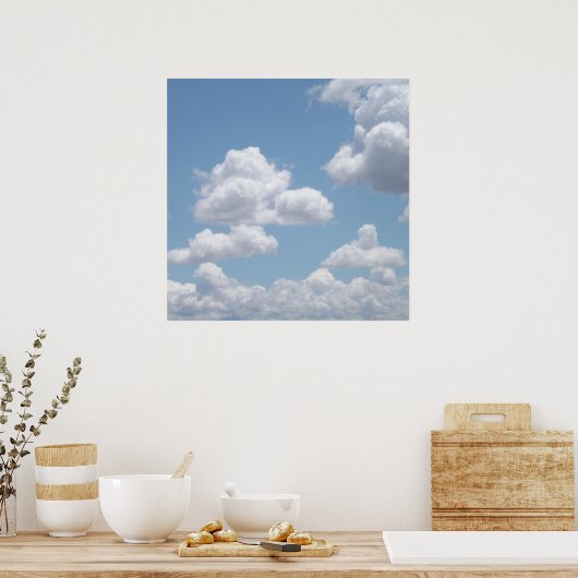 Fairy Tale Clouds Poster (Küche)