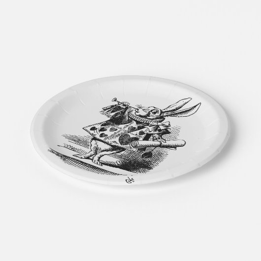 Fairy tale cube – Alice in Wonderland – Märchen Pappteller (Schrägansicht)