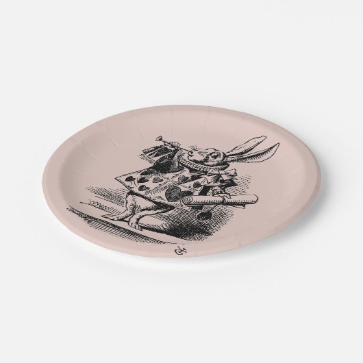 Fairy tale cube – Alice in Wonderland – Märchen Pappteller (Schrägansicht)