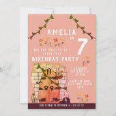 Fairy Tale Door Fairytale Girl Birthday Party Einladung (Vorderseite)