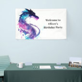 Fairy Tale Dragon Adventure Birthday Banner (Messeveranstaltung)