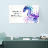 Fairy Tale Dragon Adventures Birthday Banner (Messeveranstaltung)
